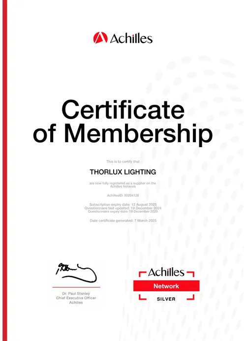 Achilles certificate