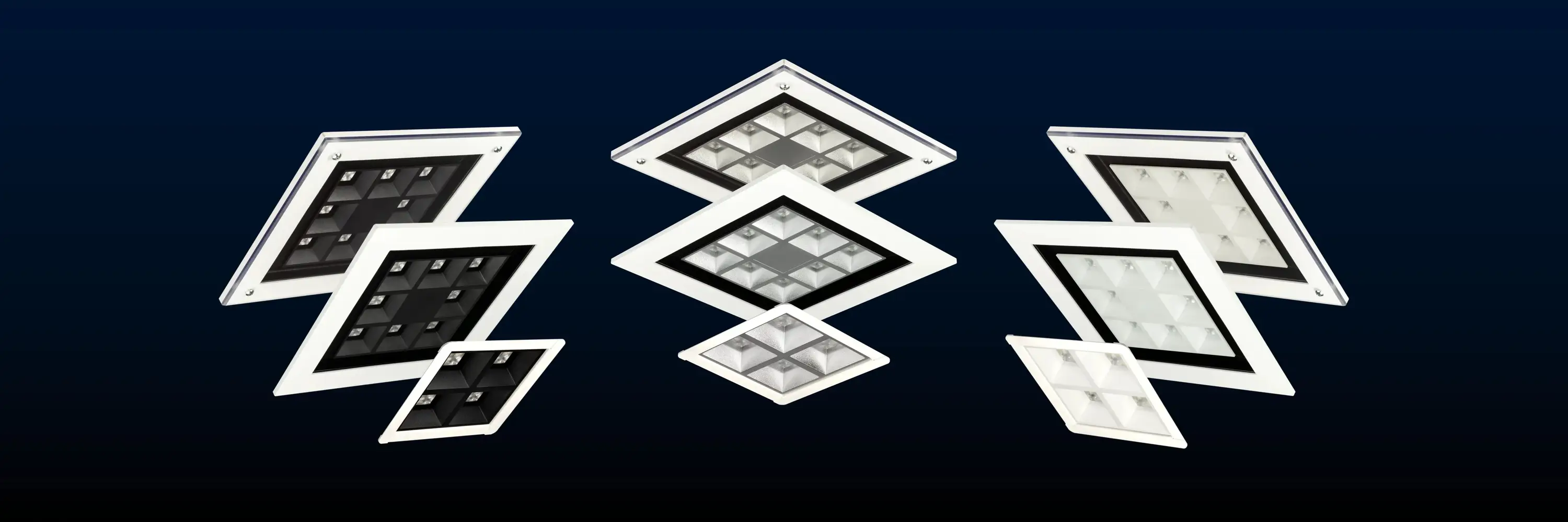 Tetra and Tetra Mini – sleek, modern square downlighters