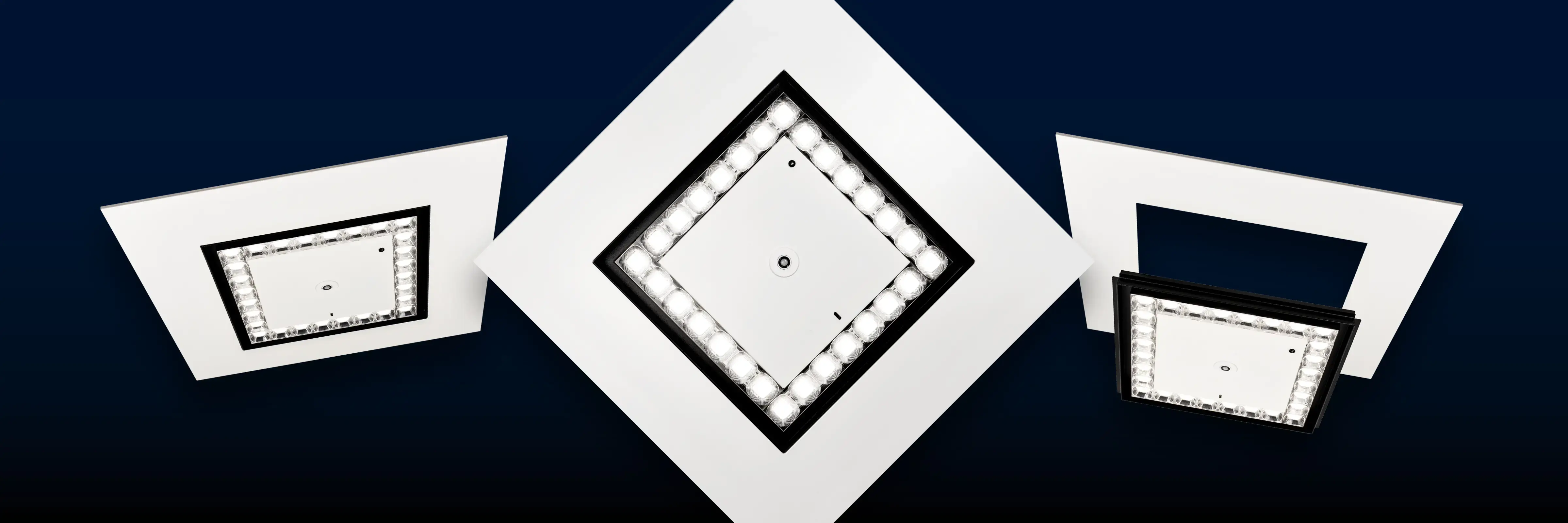 Tetra Max - A distinctive, modern recessed panel luminaire