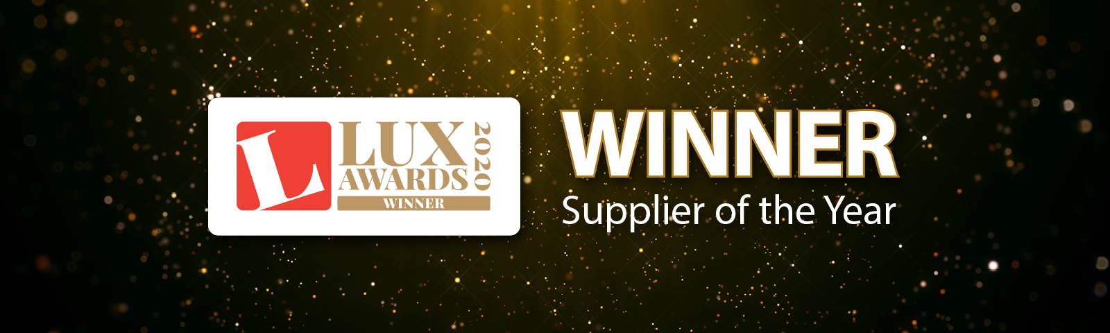 Thorlux celebrates winning Supplier of the Year at the Lux Awards 2020