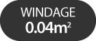 Windage - 0.04 m²