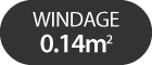 Windage - 0.14 m²